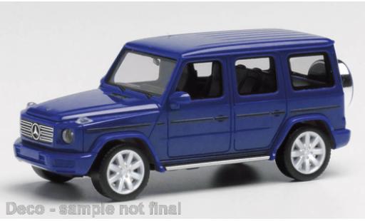 Mercedes Classe G 1/87 Herpa G-classe blue foncé diecast model cars