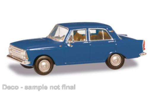 Moskwitsch 408 1/87 Herpa blue diecast model cars