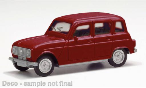 Renault 4 1/87 Herpa red foncé diecast model cars