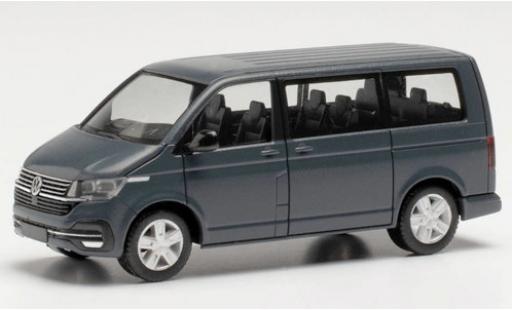 Volkswagen T6 1/87 Herpa .1 Caravelle grey diecast model cars