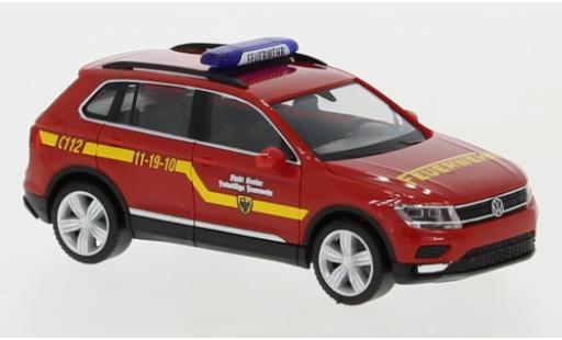 Volkswagen Tiguan 1/87 Herpa KW pompiers Goslar diecast model cars