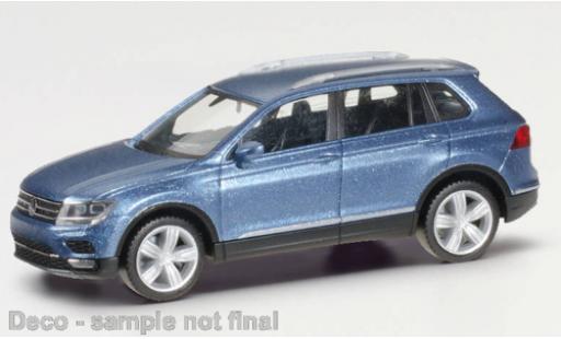 Diecast Alloy 1:43 New TIGUAN L 2022 Blue SUV Car Model Adult