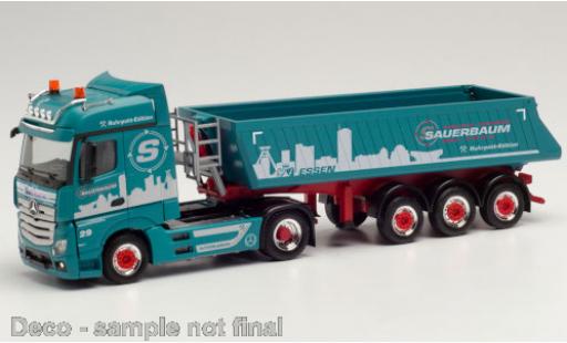 Mercedes Actros 1/87 Herpa Bigspace 2.5 Sauerbaum Schmitz Kipp-Sattelzug diecast model cars