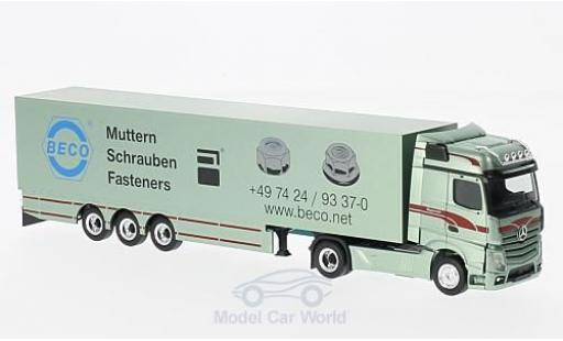 Mercedes Actros 1/87 Herpa Bigspace Bagemühl Koffer-SZ ohne Vitrine diecast model cars