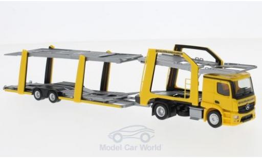 Mercedes Actros 1/87 Herpa Eurolohr Qualitrans Cargo (HU) Autotansporter diecast model cars