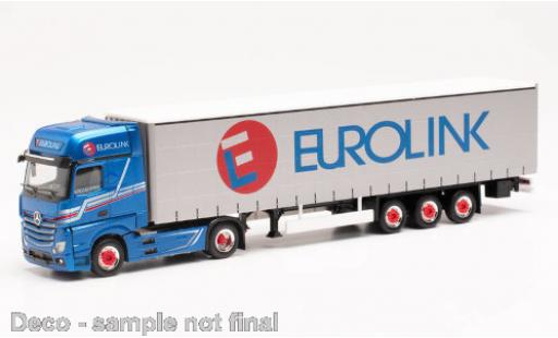 Mercedes Actros 1/87 Herpa Gigaspace Eurolink (S) 2018 Gardinenplanen-Sattelzug diecast model cars