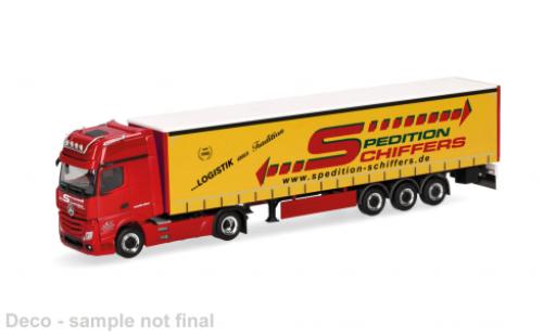 Diecast model cars Mercedes Actros 1/87 Herpa Gigaspace Spedition Schiffers 1:87 Mercedes Actros 1/87 Herpa Gigaspace Spedition Schiffers 1:87 diecast model cars