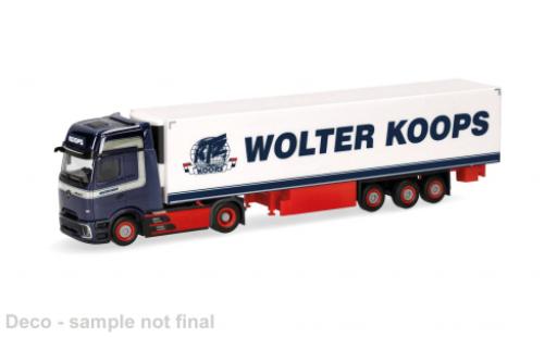 Diecast model cars Mercedes Actros 1/87 Herpa L blau/weiss Wolter Koops 1:87 Mercedes Actros 1/87 Herpa L blau/weiss Wolter Koops 1:87 diecast model cars