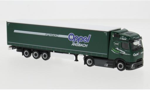 Diecast model cars Mercedes Actros 1/87 Herpa Oppel Ansbach 1:87 Mercedes Actros 1/87 Herpa Oppel Ansbach 1:87 diecast model cars