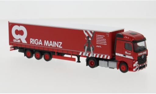 Diecast model cars Mercedes Actros 1/87 Herpa Riga Mainz 1:87 Mercedes Actros 1/87 Herpa Riga Mainz 1:87 diecast model cars
