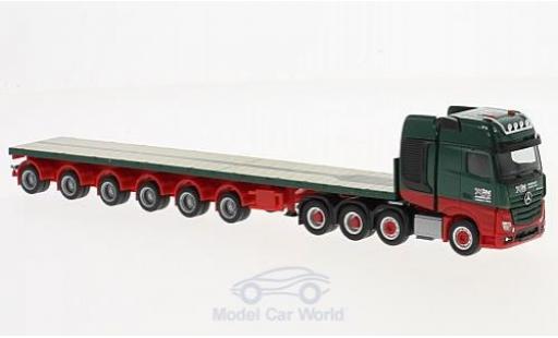 Mercedes Actros 1/87 Herpa SLT Kahl Schwerlast Ballasttailer-Sattelzug diecast model cars