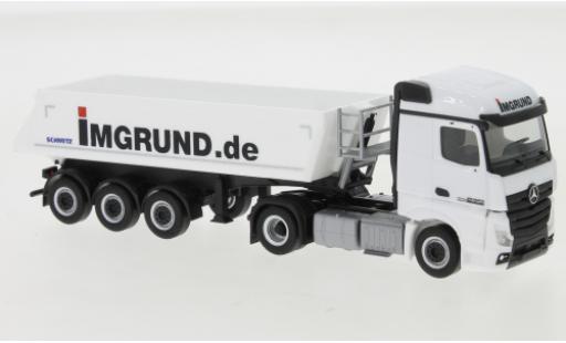 Mercedes Actros 1/87 Herpa Streamspace 2.5 Imgrund Schmitz Kipp-Sattelzug diecast model cars