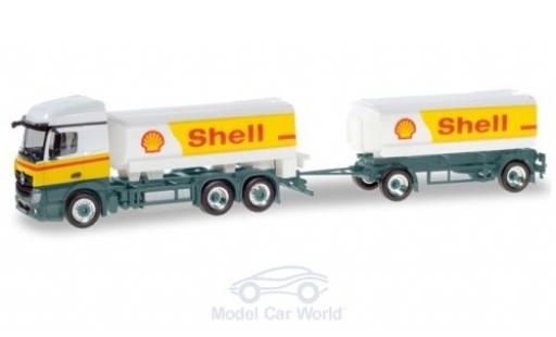 Mercedes Actros 1/87 Herpa StreamSpace S Benzintank-Hängerzug diecast model cars