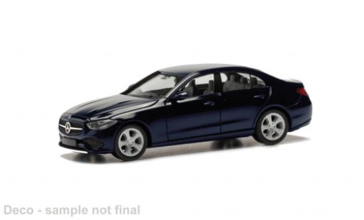 Diecast model cars Mercedes Classe C 1/87 Herpa blau 1:87 Mercedes Classe C 1/87 Herpa blau 1:87 diecast model cars