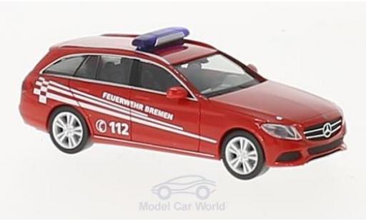 Diecast model cars Mercedes Classe C 1/87 Herpa T-Modell Feuerwehr Bremen Mercedes Classe C 1/87 Herpa T-Modell Feuerwehr Bremen diecast model cars
