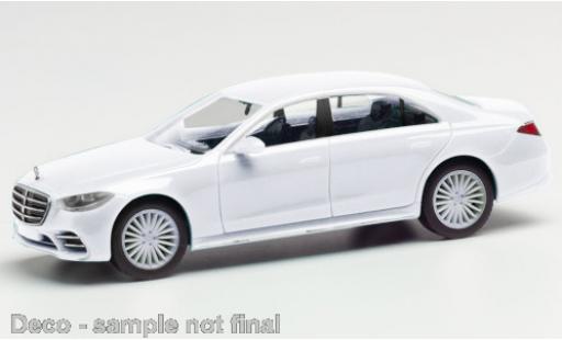Diecast model cars Mercedes Classe S 1/87 Herpa white Mercedes Classe S 1/87 Herpa white diecast model cars
