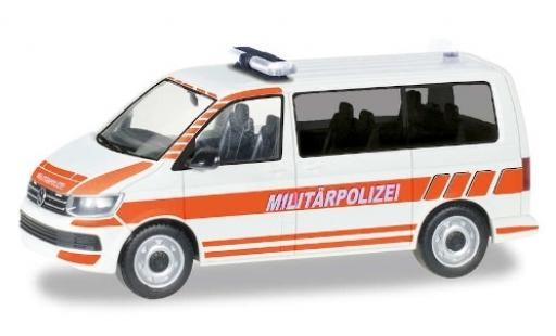 Volkswagen T6 1/87 Herpa Bus Militärpolizei Schweiz diecast model cars