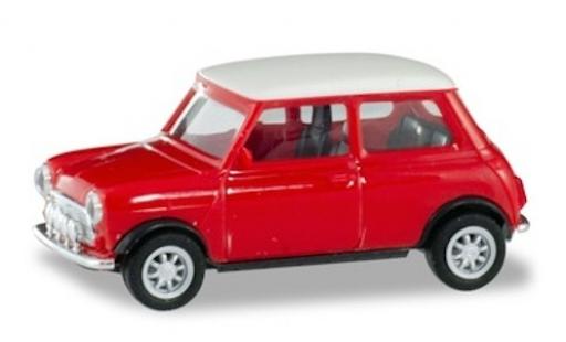Diecast model cars Mini Cooper 1/87 Herpa red/white mit Zusatzscheinwerfern Mini Cooper 1/87 Herpa red/white mit Zusatzscheinwerfern diecast model cars