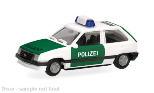 Diecast model cars Opel Corsa 1/87 Herpa grün/weiss Bundespolizei 1:87 Opel Corsa 1/87 Herpa grün/weiss Bundespolizei 1:87 diecast model cars