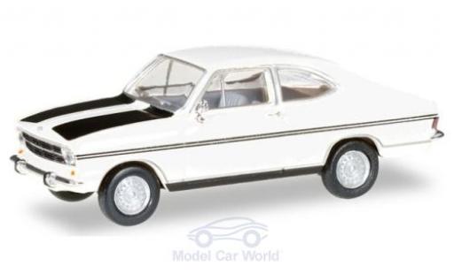 Diecast model cars Opel Kadett 1/87 Herpa B Coupe Rally white/black Opel Kadett 1/87 Herpa B Coupe Rally white/black diecast model cars