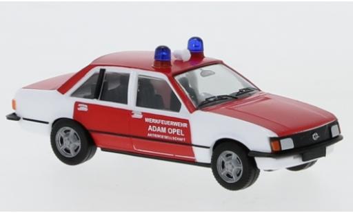 Opel Rekord 1/87 Herpa E Werkfeuerwehr Adam AG diecast model cars