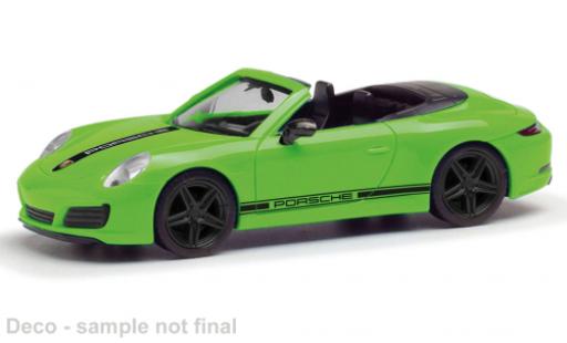 Diecast model cars Porsche 991 1/87 Herpa 911  Carrera 2 grün 1:87 Porsche 991 1/87 Herpa 911  Carrera 2 grün 1:87 diecast model cars