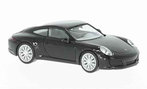Porsche 991 4S 1/87 Herpa 911 () Carrera 4S metallic black diecast model cars
