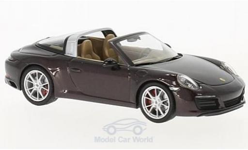 Diecast model cars Porsche 991 Targa 1/43 Herpa 911 () Targa 4S metallic brown Porsche 991 Targa 1/43 Herpa 911 () Targa 4S metallic brown diecast model cars