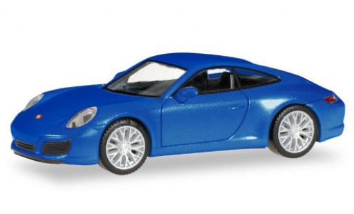 Diecast model cars Porsche 911 1/87 Herpa Carrera 2S metallic blue Porsche 911 1/87 Herpa Carrera 2S metallic blue diecast model cars
