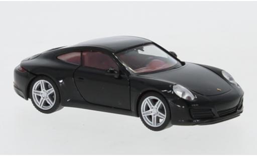 Porsche 992 1/87 Herpa 911 Carrera 4 () black diecast model cars