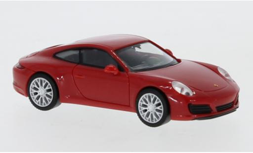 Porsche 992 4S 1/87 Herpa 911 Carrera 4S () red diecast model cars