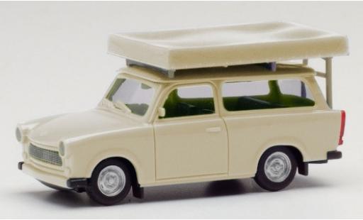 Diecast model cars Trabant 601 1/87 Herpa Universal beige avec Tente sur toit dans le état de conduite Trabant 601 1/87 Herpa Universal beige avec Tente sur toit dans le état de conduite diecast model cars