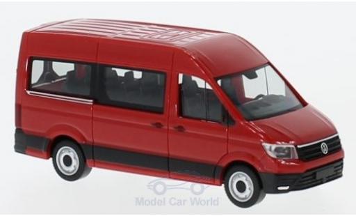 Diecast model cars Volkswagen Crafter 1/87 Herpa Bus HD red Volkswagen Crafter 1/87 Herpa Bus HD red diecast model cars