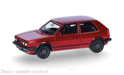 Diecast model cars Volkswagen Golf 1/87 Herpa II GTI rot 1:87 Volkswagen Golf 1/87 Herpa II GTI rot 1:87 diecast model cars