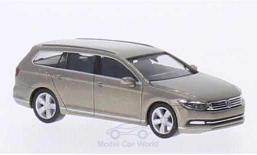 Diecast model cars Volkswagen Passat 1/87 Herpa (B8) Variant metallic beige 2014 Volkswagen Passat 1/87 Herpa (B8) Variant metallic beige 2014 diecast model cars