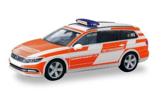 Diecast model cars Volkswagen Passat 1/87 Herpa Variant RTW Feuerwehr Frankfurt / Main Volkswagen Passat 1/87 Herpa Variant RTW Feuerwehr Frankfurt / Main diecast model cars
