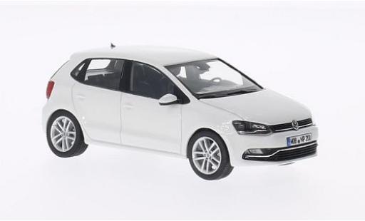 Diecast model cars Volkswagen Polo 1/43 Herpa V (6C) white 2014 5-portes Volkswagen Polo 1/43 Herpa V (6C) white 2014 5-portes diecast model cars