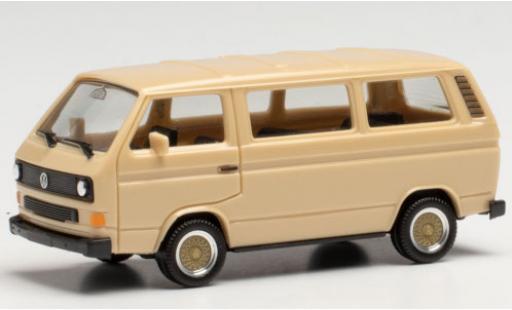 Volkswagen T3 1/87 Herpa Bus beige mit BBS Felgen diecast model cars