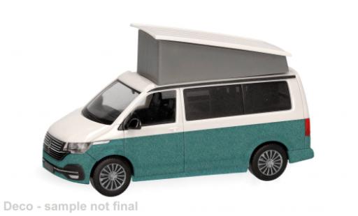 Volkswagen T6 1/87 Herpa .1 California grün/weiss 1:87 diecast model cars