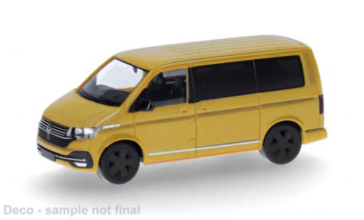Diecast model cars Volkswagen T6 1/87 Herpa .1 Caravelle gelb 1:87 Volkswagen T6 1/87 Herpa .1 Caravelle gelb 1:87 diecast model cars