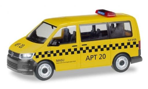 Volkswagen T6 1/87 Herpa Bus Fraport / MASU APT 20 diecast model cars