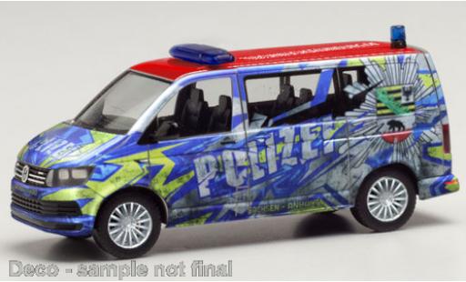 Volkswagen T6 1/87 Herpa Bus Polizei Sachsen-Anhalt Infomobil diecast model cars