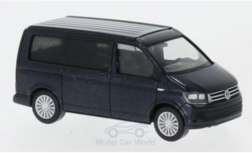 Diecast model cars Volkswagen T6 1/87 Herpa California metallic blue Volkswagen T6 1/87 Herpa California metallic blue diecast model cars