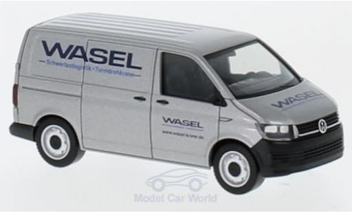 Volkswagen T6 1/87 Herpa grey Wasel Krane Transporter diecast model cars