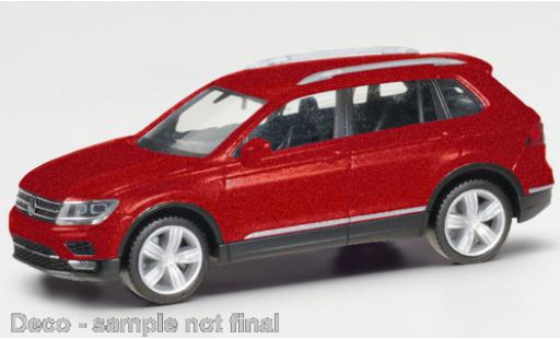Volkswagen Tiguan 1/87 Herpa metallic red diecast model cars