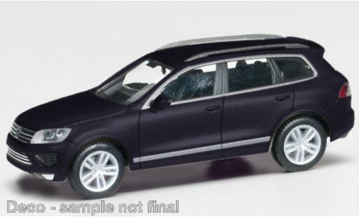 Volkswagen Touareg 1/87 Herpa metallic black diecast model cars