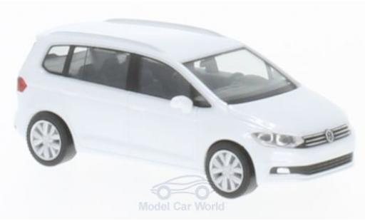 Volkswagen Touran 1/87 Herpa metallic white diecast model cars