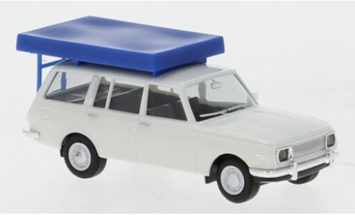 Wartburg 353 1/87 Herpa Tourist avec Tente sur toit dans le état de conduite diecast model cars