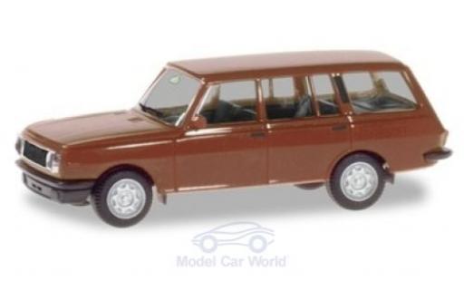 Wartburg 353 1/87 Herpa Tourist brown 1984 diecast model cars