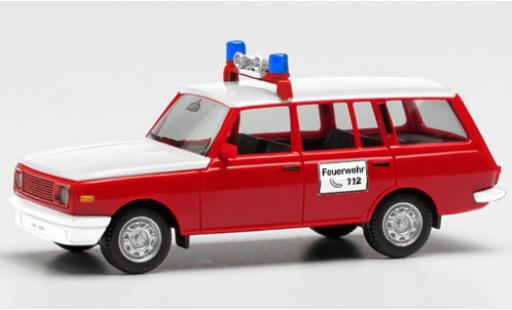 Wartburg 353 1/87 Herpa Tourist Freiwillige Feuerwehr Wittstock 1985 diecast model cars